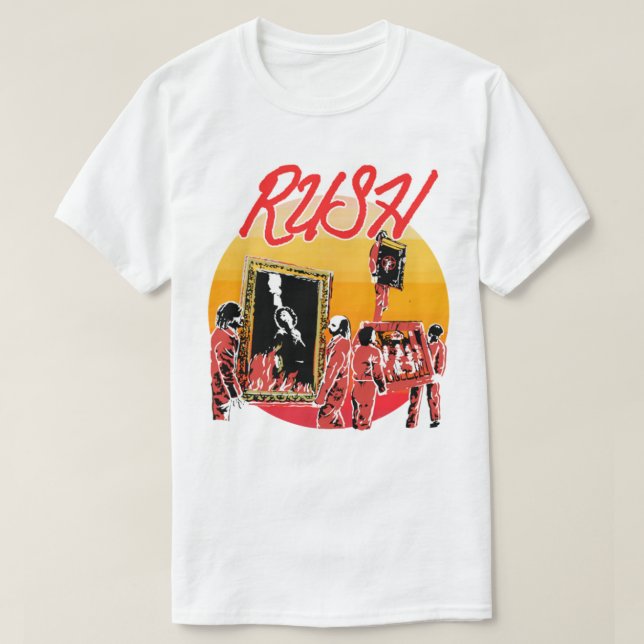 Rush Band Tour 1981 T Shirt (Design framsida)