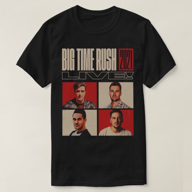 Rush BTR Big time Rush BTR T Shirt (Design framsida)