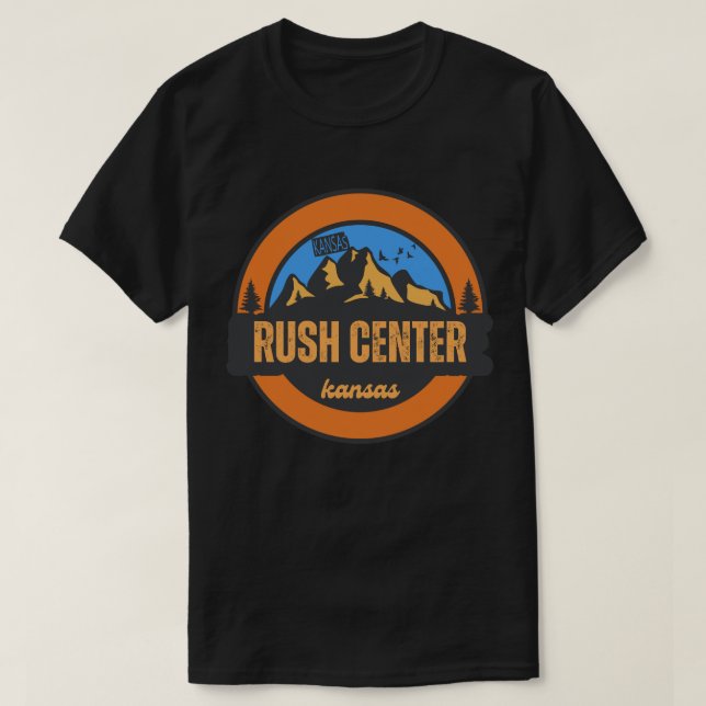 Rush Center, Kansas T Shirt (Design framsida)