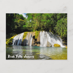 Rush Falls, Jamaica Vykort