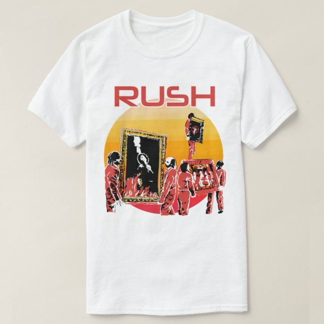 Rush Flytta bild T Shirt (Design framsida)