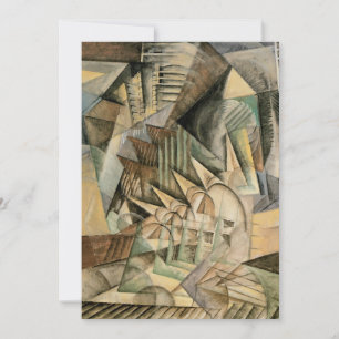 Rush Hour, New York av Max Weber, Vintage Kubism
