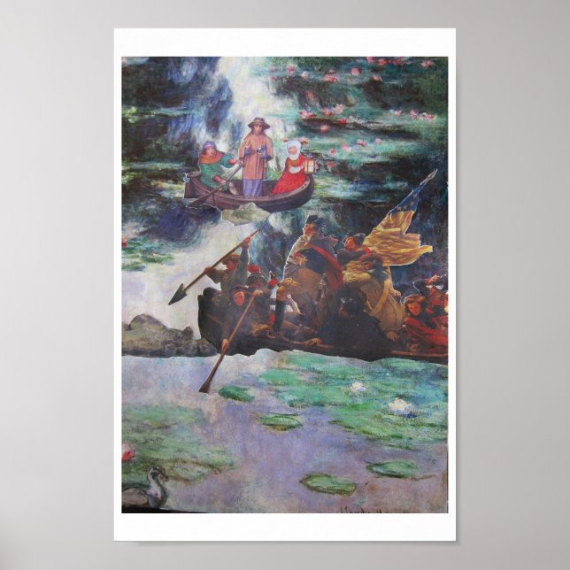 Rush Hour Traffic - collage art Poster (Framsidan)