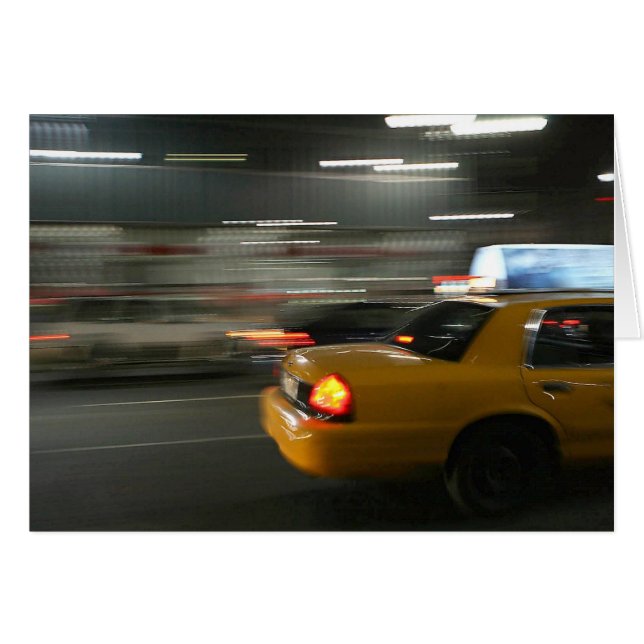 RUSH NEW YORK CITY HÄLSNINGSKORT (Framsidan Horizontal)