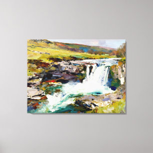 "Rush of the Dales" - A Yorkshire Landscape Canvastryck