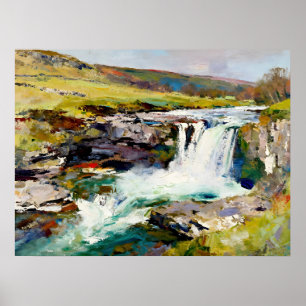 "Rush of the Dales" - A Yorkshire Landscape Poster