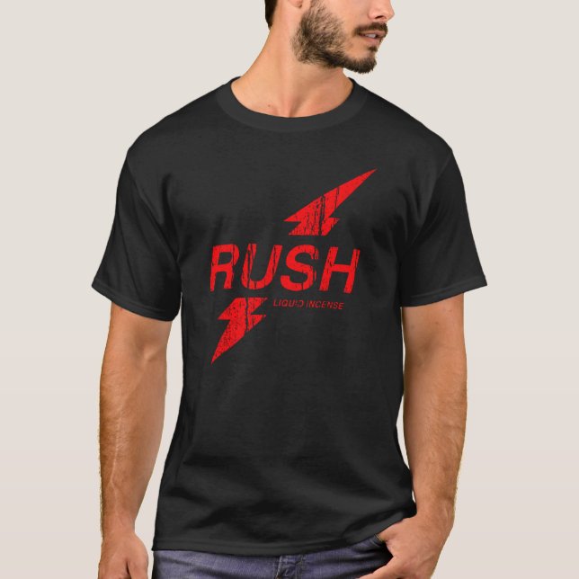 Rush Röd T Shirt (Framsida)