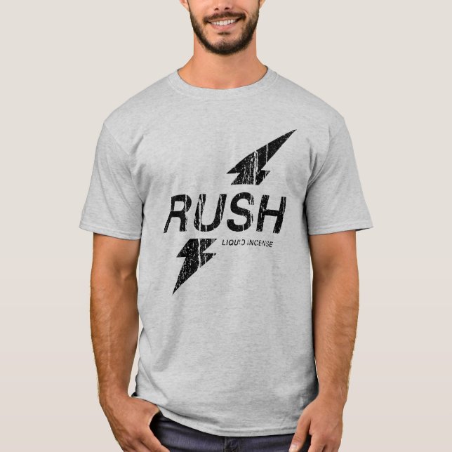 Rush svart t shirt (Framsida)