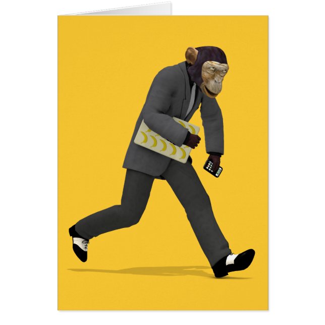 Rush Till Monkeybusiness Hälsningskort (Framsidan)