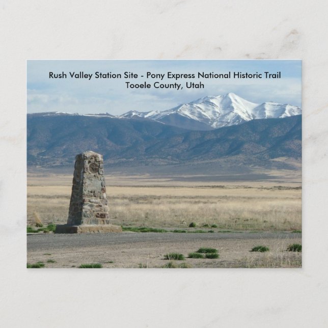 Rush Valley Station Vykort (Framsida)