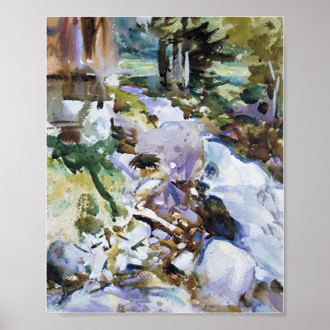 Rushing Brook (ca 1904-1911) Poster (Framsidan)