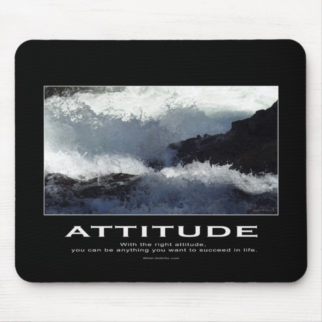 Rushing Vatten Motivational Mousepads Musmatta (Framsidan)