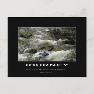 Rushing Vatten Motivational Postcards Vykort