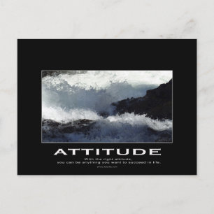 Rushing Vatten Motivational Postcards Vykort