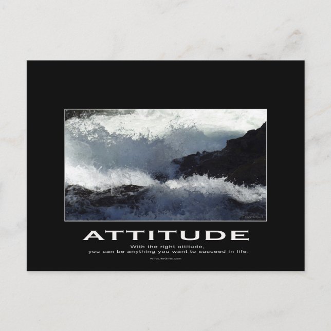 Rushing Vatten Motivational Postcards Vykort (Framsida)