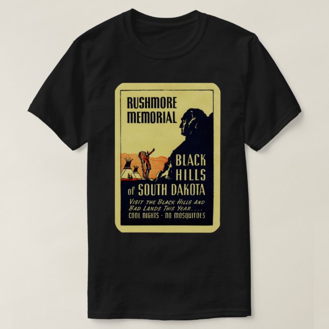 Rushmore Memorial 1940-talet T Shirt (Design framsida)