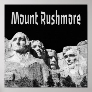 Rushmore National Memorial South Dakota Poster