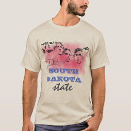 Rushmore Nationalmonument SÖDRA DAKOTA delstat T Shirt