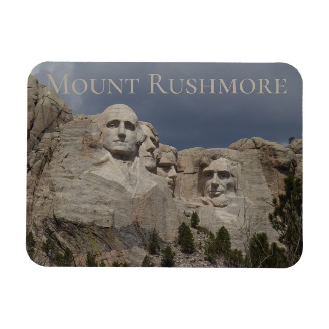 Rushmore South Dakota Souvenir Magnet (Horisontell)