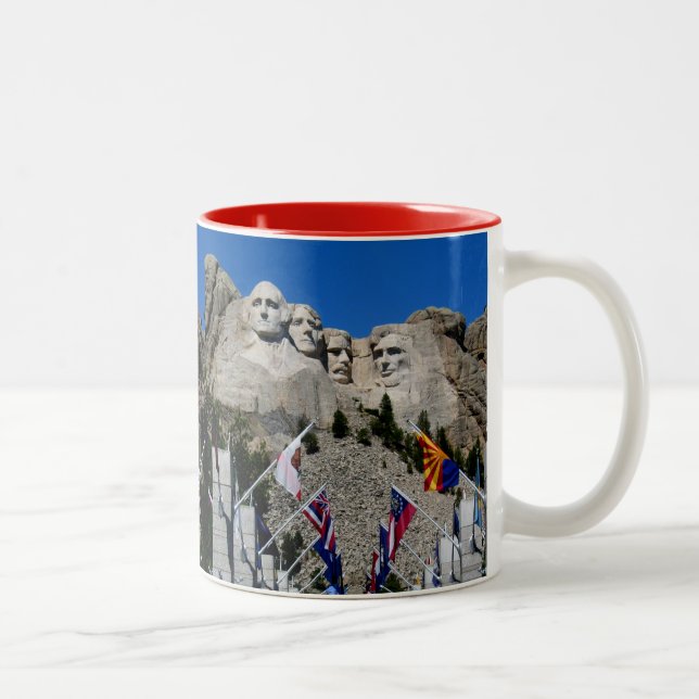 Rushmore South Dakota Souvenir Två-Tonad Mugg (Höger)