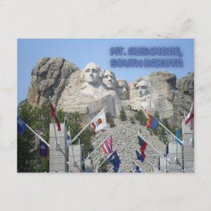 Rushmore South Dakota vykort