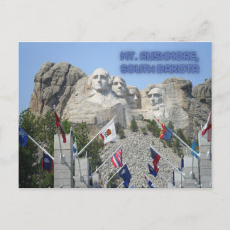 Rushmore South Dakota vykort