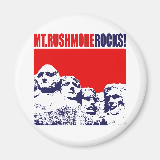 Rushmore Sten! Magnet (Framsidan)