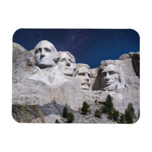 Rushmore Timelapse Himlar Magnet