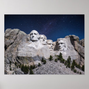 Rushmore Timelapse Himlar Poster