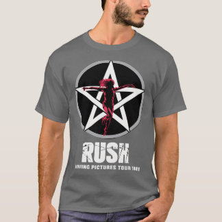 Rushs Rock 1981 Turné T Shirt