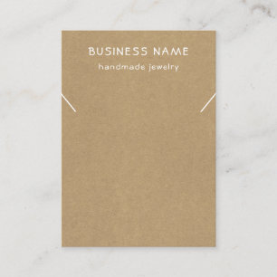 Rusic Kraft Necklace eller Bracelet Visning Card Visitkort