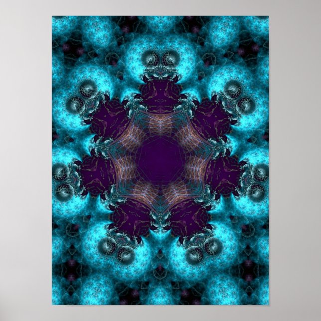 Ruskiana Fractal Circle Poster (Framsidan)