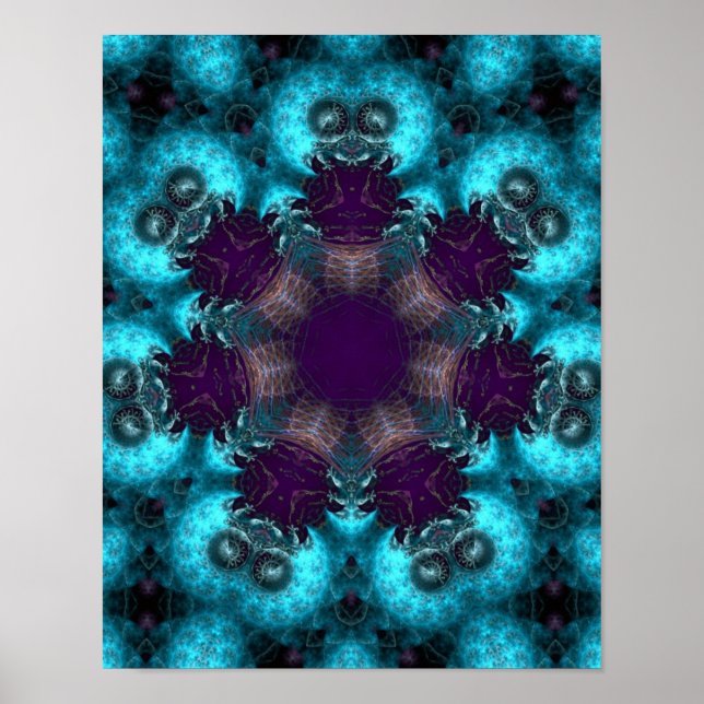 Ruskiana Fractal Circle Poster (Framsidan)