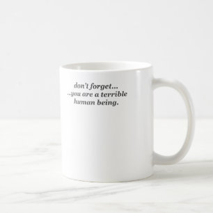 Ruskig människamugg kaffemugg