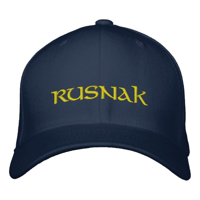 Rusnak Embroized Hat Broderad Keps (Framsida)
