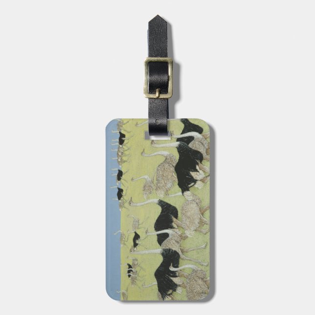 Rusningstid Bagagebricka (Vertikal Framsida)