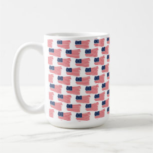 rusningstig baugh betsy över Flagga Kaffemugg