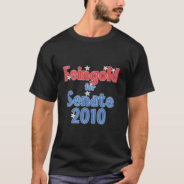 Russ Feingold för den senatstjärnadesignen 2010 T-shirt (Framsida)