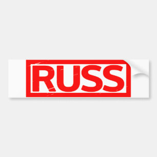 Russ Frimärke Bildekal