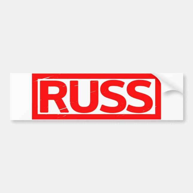 Russ Frimärke Bildekal (Framsidan)