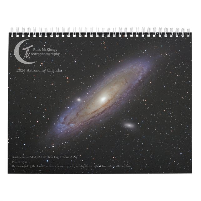 Russ McKinney's 2026 Astrophotography Calendar Kalender (Omslag)