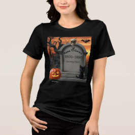 ’Russ T Grind’ Halloween Gravestone Humor Shirt