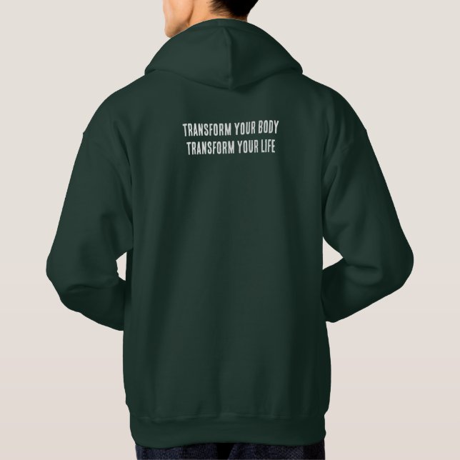 Russ Yeager Coaching Signatur Logotyp Hoodie (Baksida)