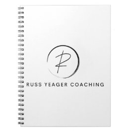 Russ Yeager Coaching Signature Logo Anteckningsbok