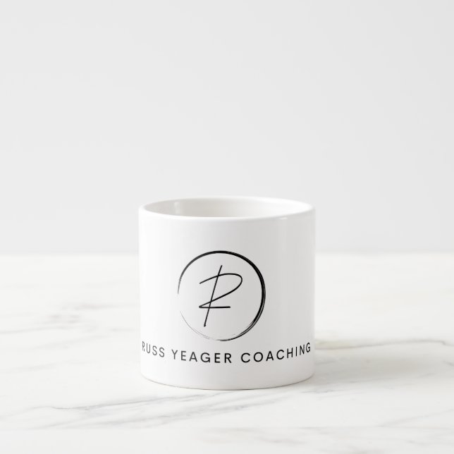 Russ Yeager Coaching Signature Logo Espressomugg (Framsidan)