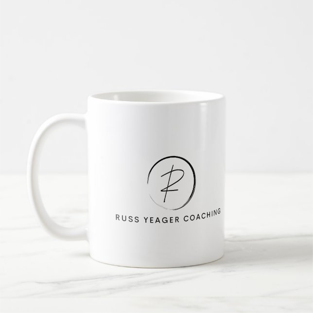Russ Yeager Coaching Signature Logo Kaffemugg (Vänster)