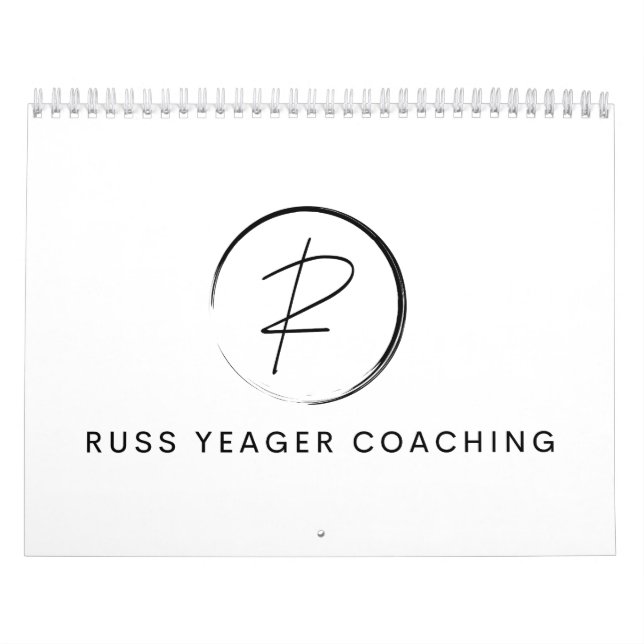Russ Yeager Coaching Signature Logo Kalender (Omslag)