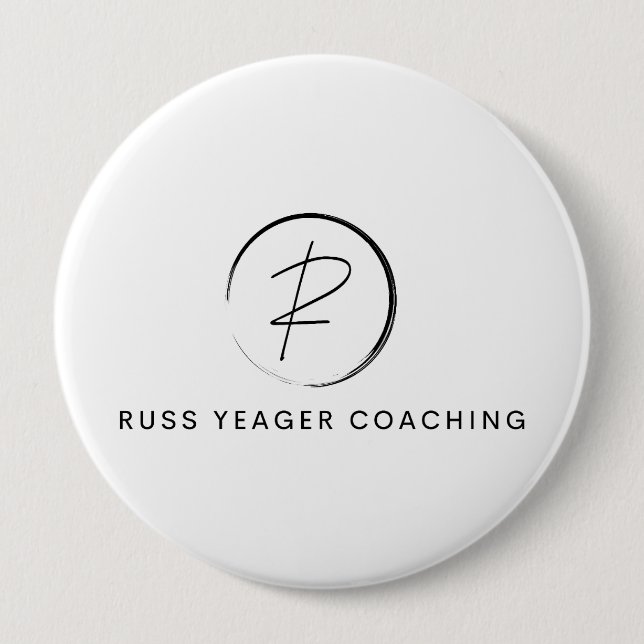 Russ Yeager Coaching Signature Logo Knapp (Framsida)