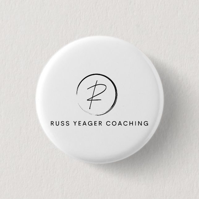 Russ Yeager Coaching Signature Logo Knapp (Framsida)