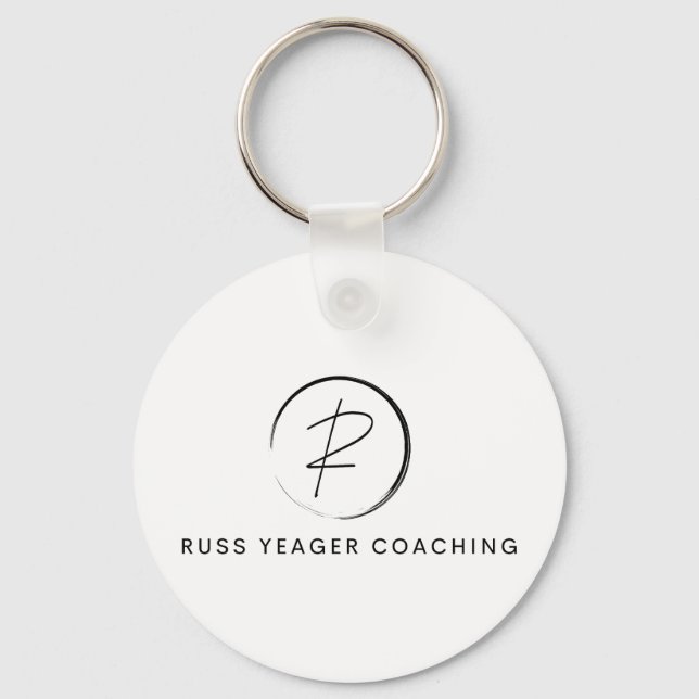 Russ Yeager Coaching Signature Logo Nyckelring (Framsida)